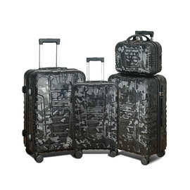 跨境批发20寸行李箱轻音万向轮拉杆箱轻便旅行箱三件套24寸行李箱