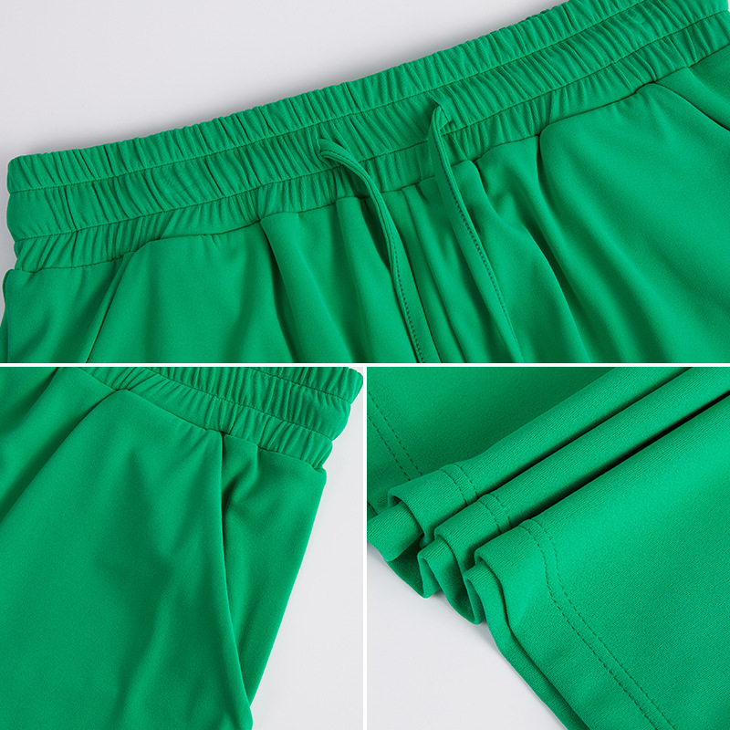 Nuevos pantalones cortos casuales ligeros y sueltos de pulsación de cuerda de mujer pantalones de ejercicio al aire libre transpirables pantalones cortos deportivos de secado rápido