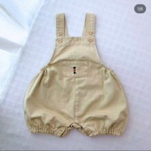 现货cottoli外贸儿童背带裤卡通儿童汽车原单童装婴儿背带连体夏