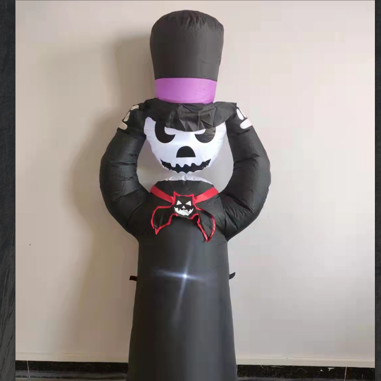 2022 spot transfronterizo Halloween fantasma decapitado fantasma iluminante infláble decoración de aire modelo