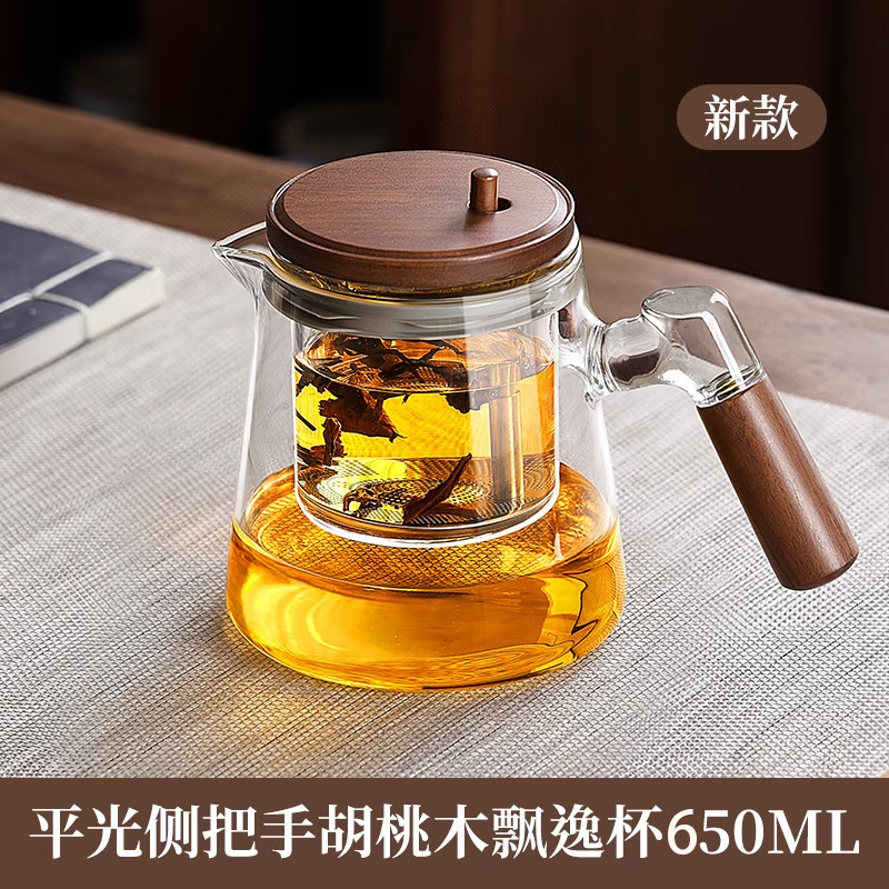 高ホウ素のケイ素の漂っているティーポットの家庭用の工夫の茶器のお茶は分離して花のティーポットを濾過します。|undefined