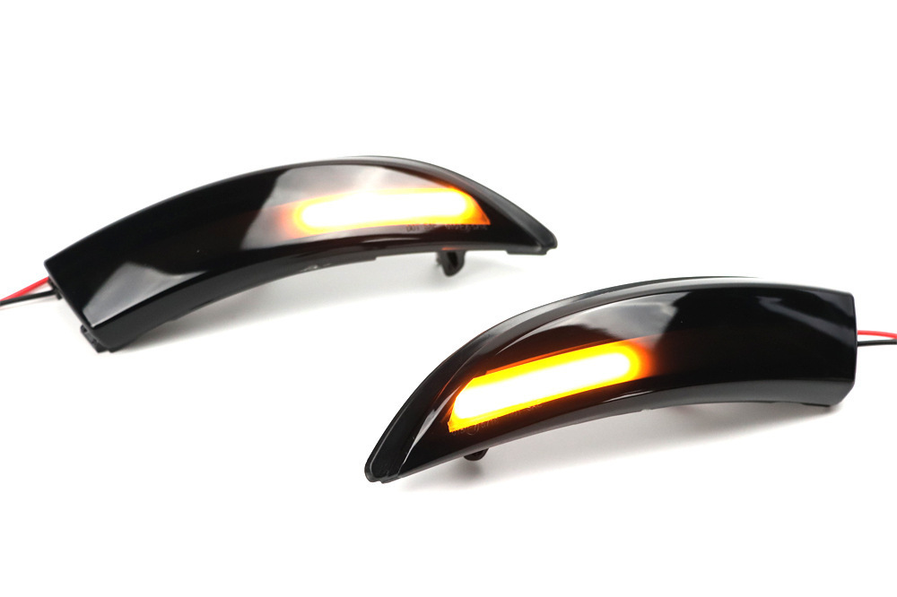 Suitable for Ford Fiesta Rearview Mirror 2009-2014, Dynamic Led Turn Signal Indicator Light with Flowing Yellow Light