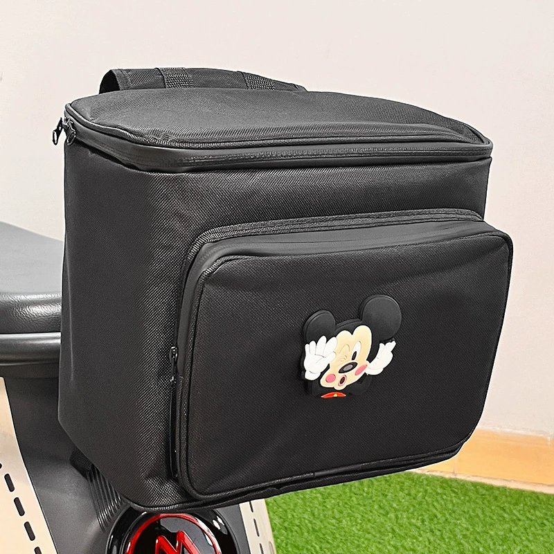 Сумка для хранения задней части электромобиля милый мультяшный аккумулятор мотоцикл кладет вещи артефакт водонепроницаемая сумка для езды
