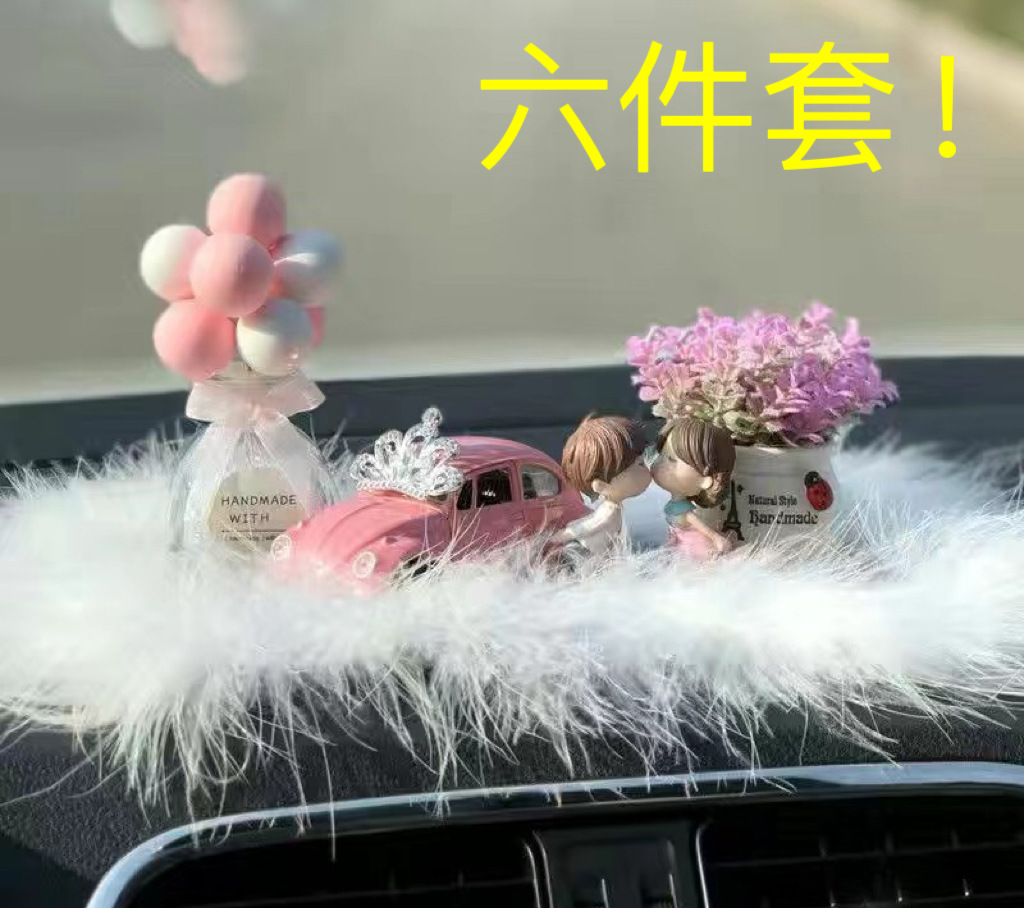 Artículo creativo de la chica del mar adornos de automóviles perfume encantador ángel perfume de automóvil perla base de diamante perfumado perdurable