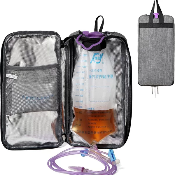GJ tube G-tube Gtube accessories nutrient solution insulation cooler 1200 ml feeding pump bag