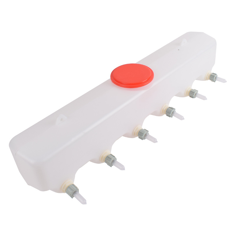 Dispositivo de alimentación de cerdo Dispositivo de suplemento de leche de lechón cerdo dispensador de leche de pezón múltiple Cordero botella de alimentación especial artefacto de alimentación veterinaria