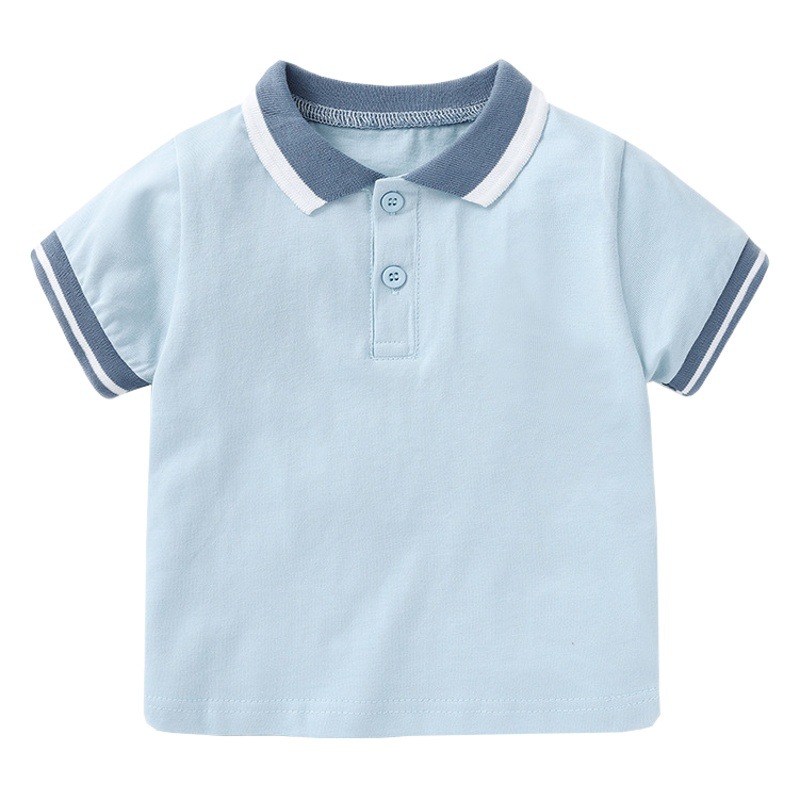 Ropa de bebé Camisa Camiseta Polo de manga corta Niño de 0 a 3 años Ropa de verano Bebé Niña Camisa para niños Excursión para niños pequeños