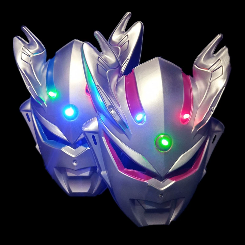 Wholesale Celo Mask Ultraman Mask Silver Celo Mask Kincero Character Street Stall Temple Fair Scenic Area Hot Selling
