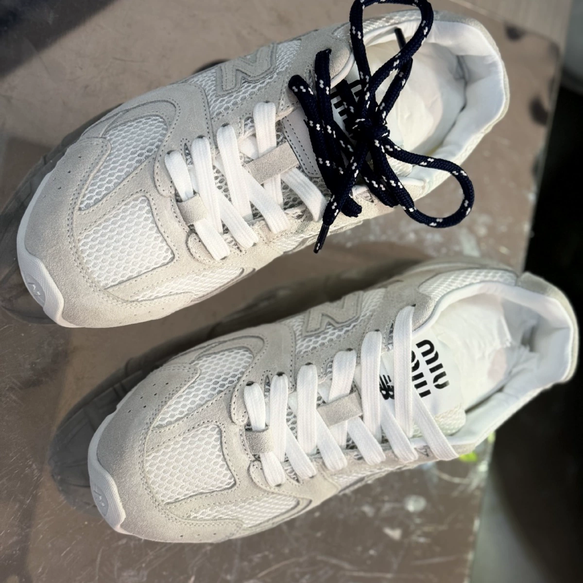 Miu Miu Miao Miao совместные спортивные кроссовки nb530 ретро пара Arged обувь повседневная пара