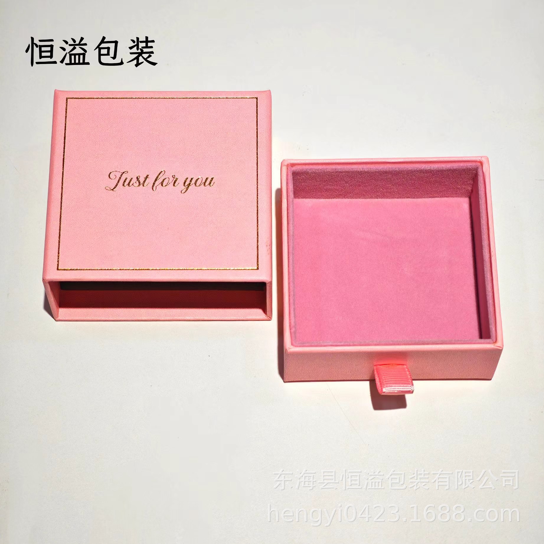 핑크(내부 핑크 벨벳), 9*9*4cm