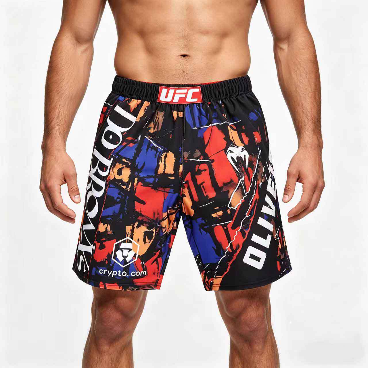 UFC new boxing suit with shorts, combat sports fitness training wear, quick-dry for cross-border sales