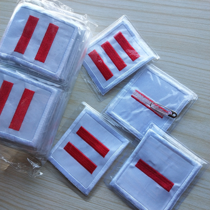 Squadron leader, battalion chief, two bars, class cadres, primary school students, small team leader, logo, one bar, three bars, cotton cloth embroidery