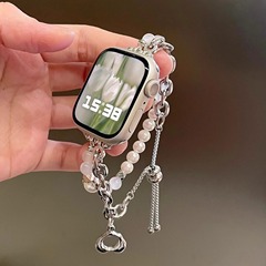 Xiaomi Mi Band 9pro 時計ストラップチェーン新製品メタル 7/8pro ガールズブレスレット Redmi 5/4 時計夏に適しています