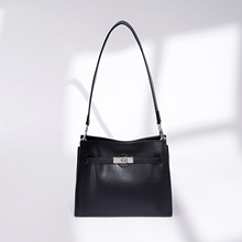 2026春季新款高品质凯莉包时尚百搭高级质感通勤真皮单肩斜挎女包