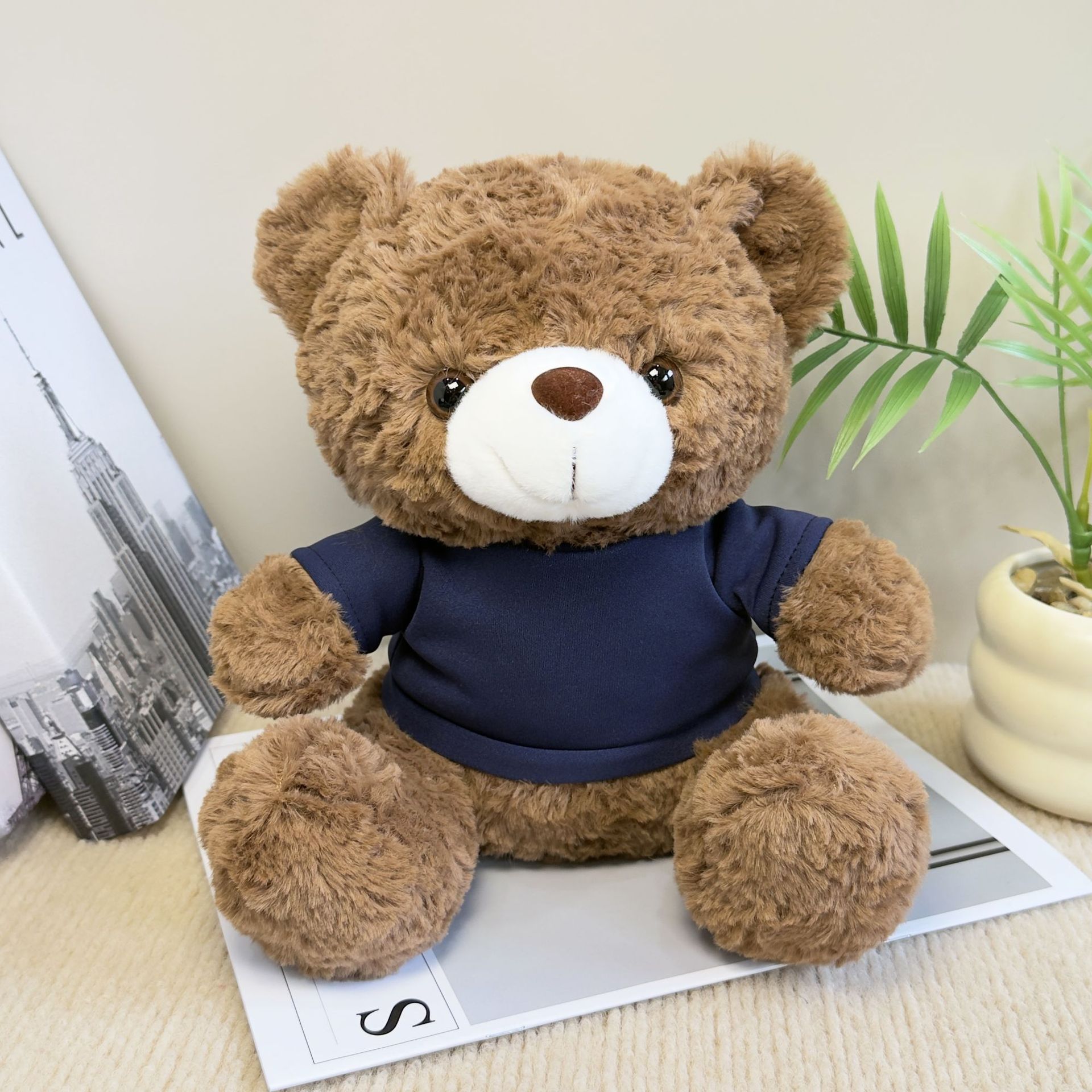Osos de peluche abrazar osos muñecas muñecas agarrar muñecas regalo para niños impresión LOGO regalo juguetes de peluche