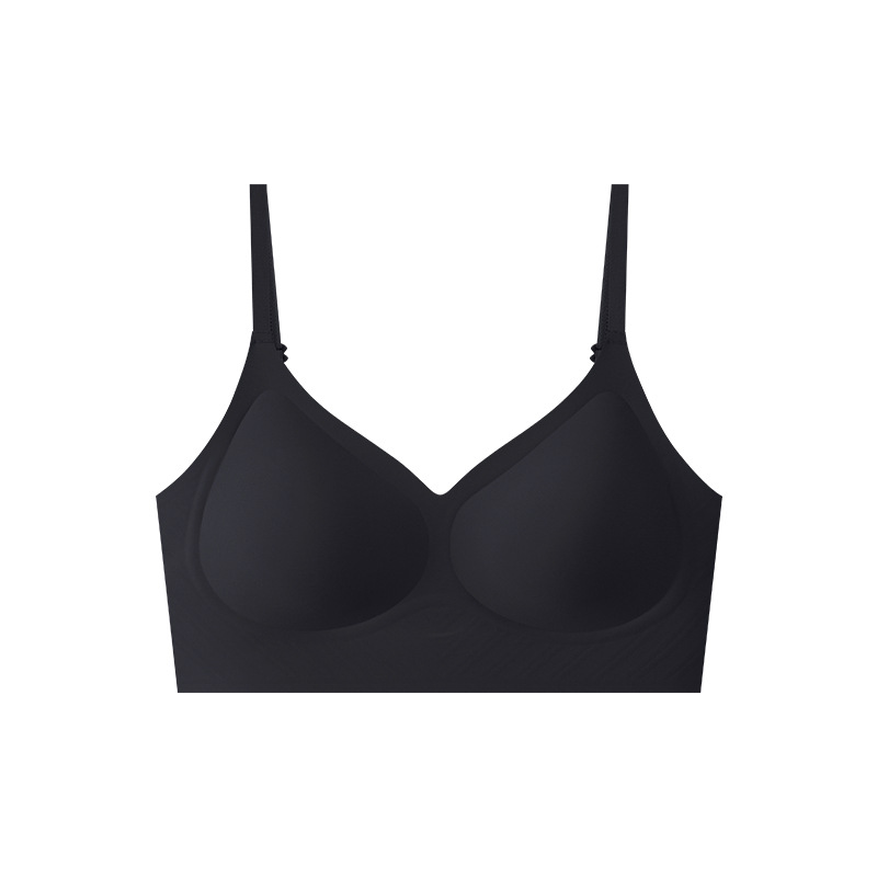 Sujetador de espalda hermoso sin costuras, base líquida, ropa interior invisible para mujer 2025 primavera y verano nuevo estilo reunido sexy en forma de U gran mujer sin espalda