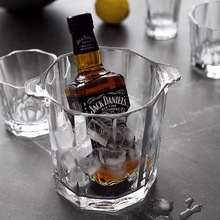 土耳其进口nude努德玻璃冰桶香槟啤酒葡萄酒桶冷藏降温家用冰块桶