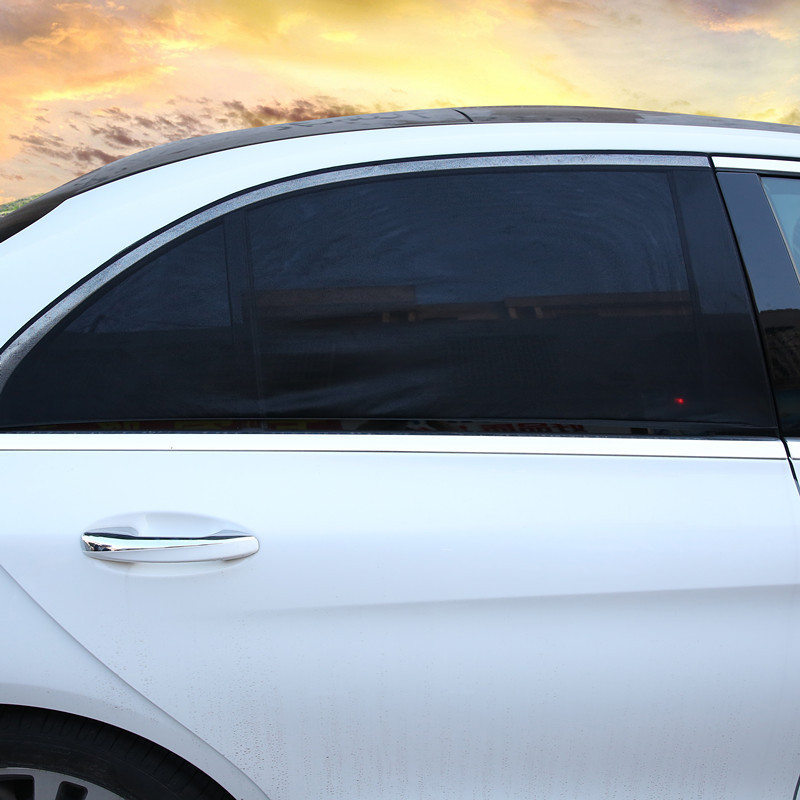 Cortina de sombrilla de coche ventana de aislamiento térmico a prueba de sol Ventana de pantalla a prueba de mosquitos Red del coche privacidad del coche sombra del coche cortina lateral del coche