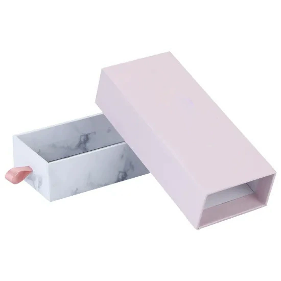 Розовый ящик помада коробка кольцо ожерелье браслет упаковка ювелирных изделий коробка серьги кулон браслет тянуть коробка