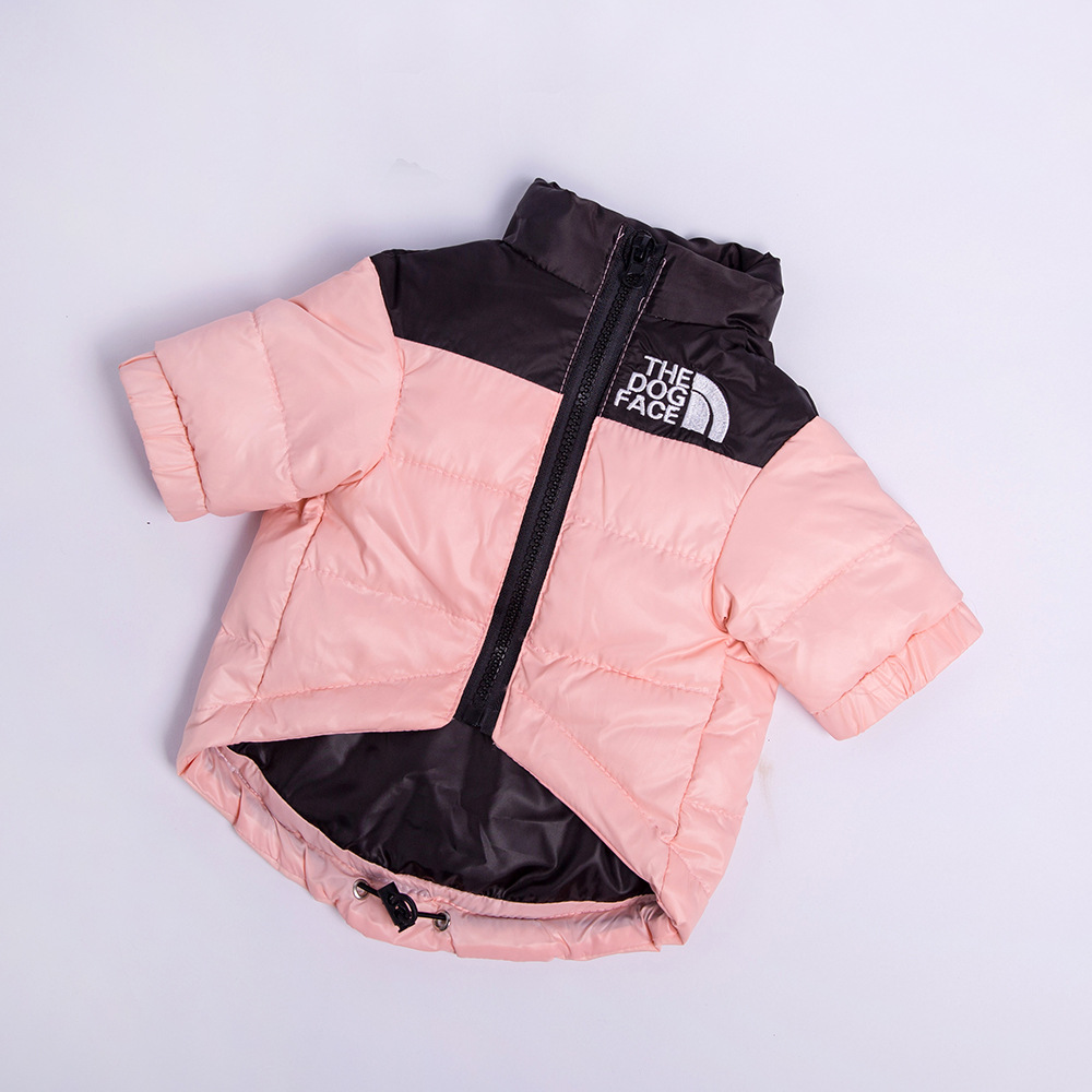 PERRO CARA invierno grande y pequeño PERRO Teddy chenari oso engrosada a prueba de frío caliente abajo chaqueta PERRO ropa