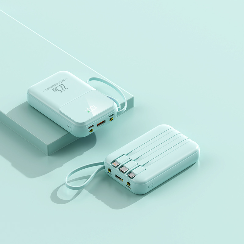 ミニ自己帯線充電宝20000ミリアンペア大容量超速充移動電源ギフトカスタムロゴ|undefined