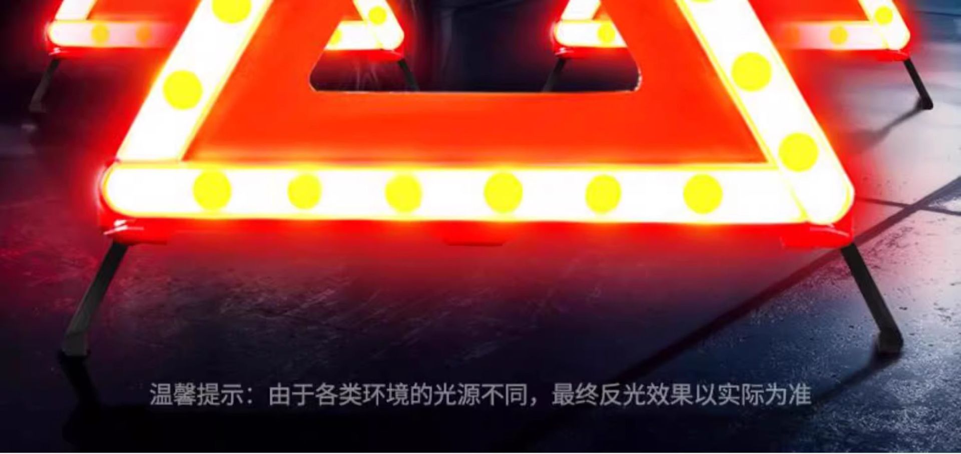 Tripod Warning Sign, Car Triangle Reflector, New National Standard for Vehicle Safety, Annual Vehicle Inspection, Car Parking