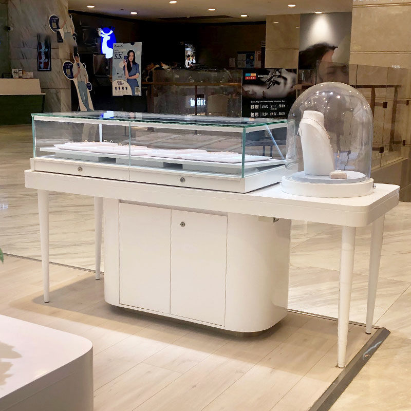 珠宝展示柜玉器饰品展柜产品陈列玻璃柜台银首饰高档黄金玉石