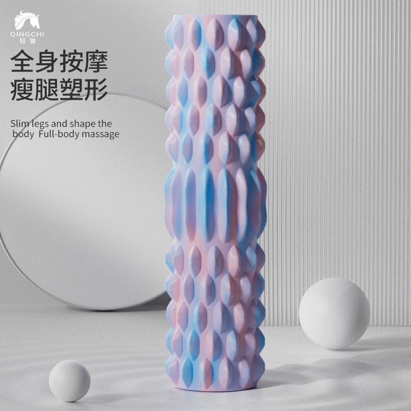 Foam Roller for Muscle Relaxation, Leg Beautifying Tool, Wolf Tooth Massage Roller, Professional Fitness Equipment, Langya Yoga Column Foam Roller for Muscle Relaxation, Leg Beautifying Tool, Wolf Tooth Massage Roller, Professional Fitness Equipment, Langya Yoga Column