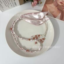 丝巾腰链女编制丝绸流苏休闲腰带时尚印花束腰飘带腰绳手工编织