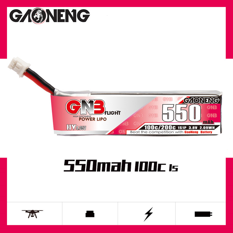 High Energy Gnb 550Mah 1S 100C 3.8V Hv Indoor Remote Control Flying Machine Fpv Small Four-Axis Lithium Battery High Energy Gnb 550Mah 1S 100C 3.8V Hv Indoor Remote Control Flying Machine Fpv Small Four-Axis Lithium Battery