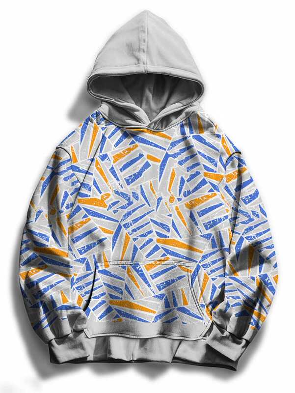 2025 Color Collision Manufacturer's New 3D Visual Digital Print Sweatshirt Series Hoodies