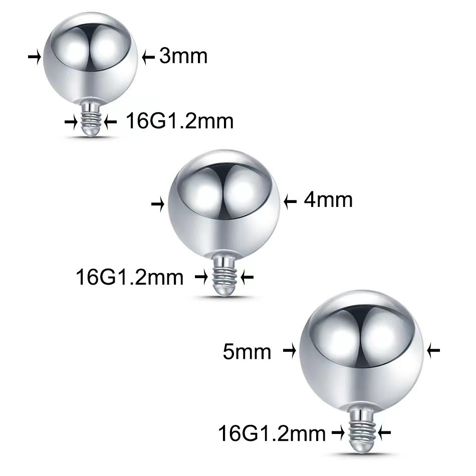Labret stud lip piercing jewelry styling detail