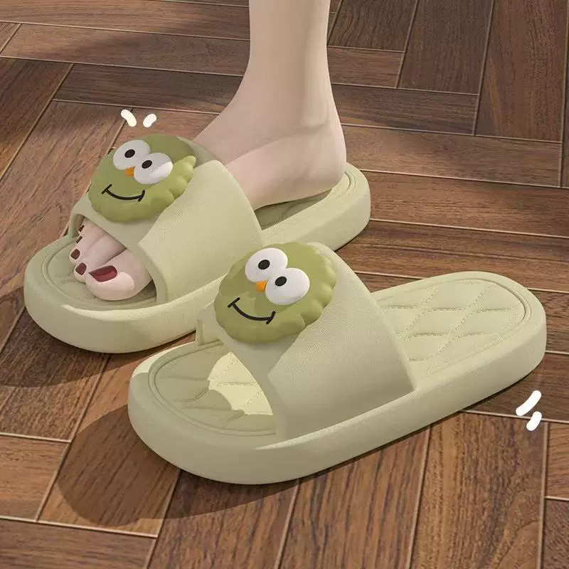 Летний крытый дом eva антибактериальная нескользящая ванна пара холодных тапочек на толстой подошве