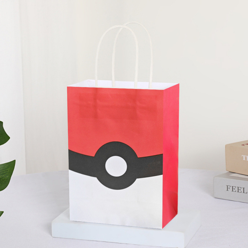 Bolsas de regalo de cumpleaños, bolsas de cartón cartón, bolsas de embalaje para llevar, bolsas de embalaje de regalo de fiesta para niños, bolsas de mano