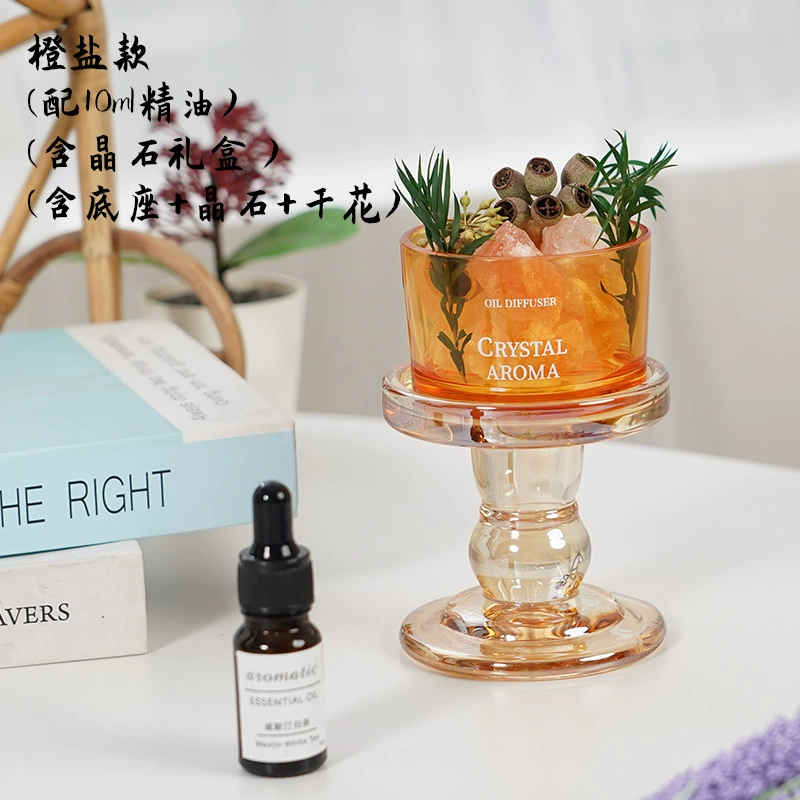Бездымный ароматерапевтический диффузор, камень, эфирное масло, офис, дом, длительный аромат, высококачественный кристалл, креативные украшения, подарок на день рождения