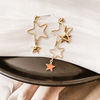 Fashionable design earrings, 2021 years, maxi length, french style, internet celebrity, trend of season, Japanese and Korean
