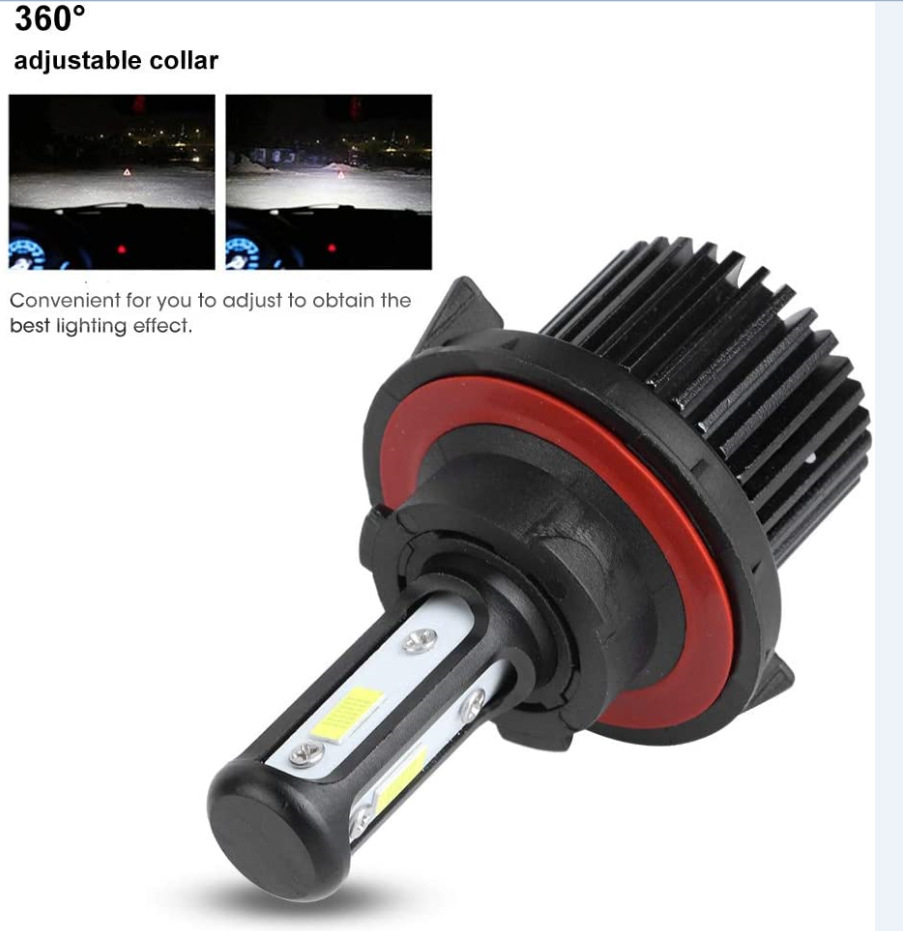 Fuente transfronteriza de automóviles H13 / 9008 faro de automóviles modificado CSP chip faro de alto lumen