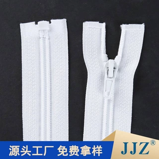 5#尼龙拉链单开尾注塑插口各种长度颜色厂家直销尼龙拉链自锁带锁