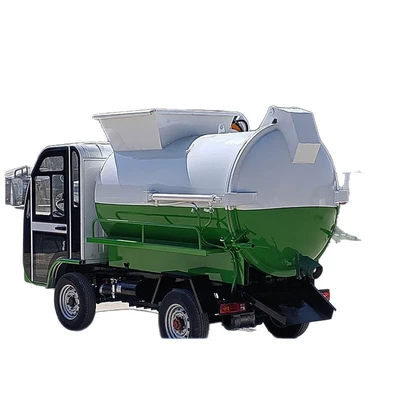 four-wheel food waste truck, Elektrik zibil maşınları