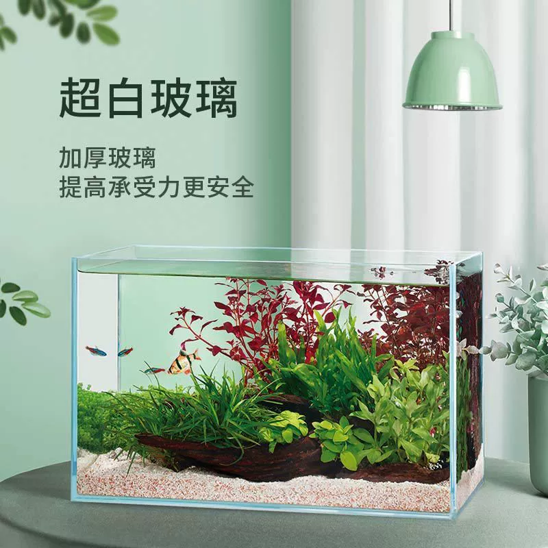 Jinjing пятипроводное ультрапрозрачное стекло, аквариум для золотых рыбок, ландшафтный экологический поток для дома и гостиной, черепаший аквариум без оформления