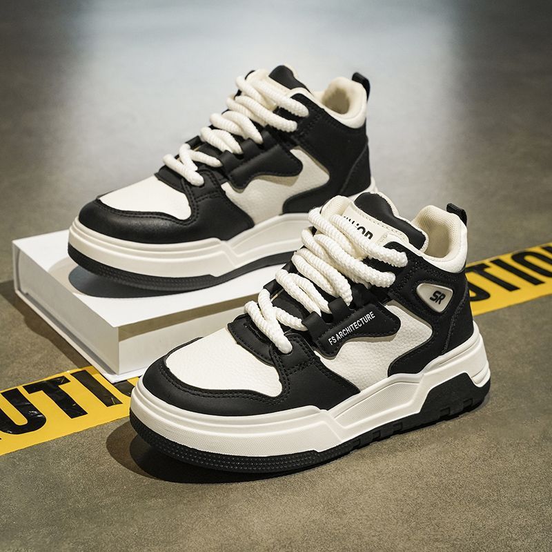 男童鞋2025秋冬季新款儿童减震耐磨运动鞋中大童男孩防滑高帮板鞋