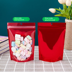 Colorful Yin Yang self-standing bag, peanuts candy tea sealed food bag composite aluminum foil self-sealing bag plastic packaging bag 