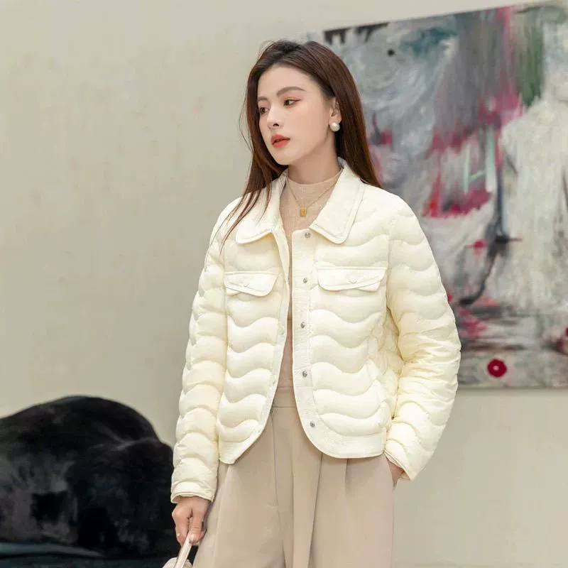 Антисезонный 2024 осень и зима новая тонкая хлопчатобумажная одежда