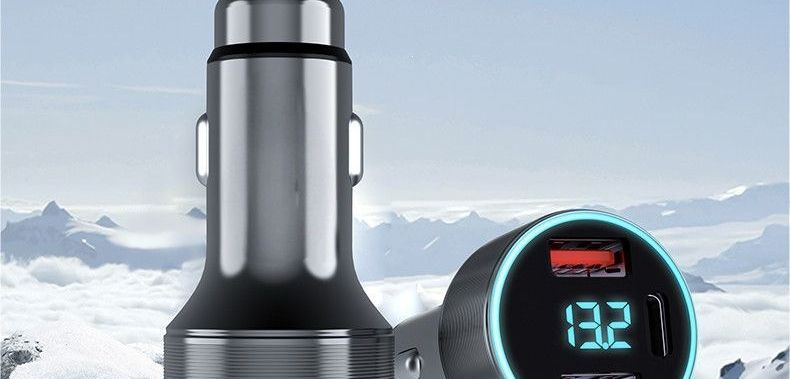 Fast Charge 2026 Model Quick Charge Adapter for Apple Cigarette Lighter Super Car Charger for Huawei Phones Super 3-in-1