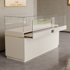 博物館ショーケース磁器逸品木製ショーケースアンティークジュエリーガラスカウンター製品展示カウンター