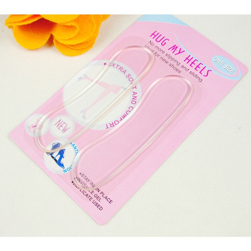On behalf of the wholesale GEL silicone heel stickers transparent heel stickers jelly self-adhesive heel stickers a pair