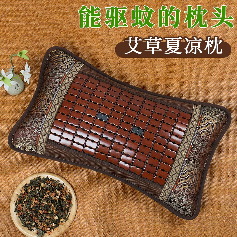 Летняя охлаждающая подушка, подушка для маджонга, чайная подушка, бамбуковая подушка, подушка из ротанга, жесткая подушка для взрослых, студенческое общежитие, одиночная охлаждающая подушка для взрослых, ледяной шелк