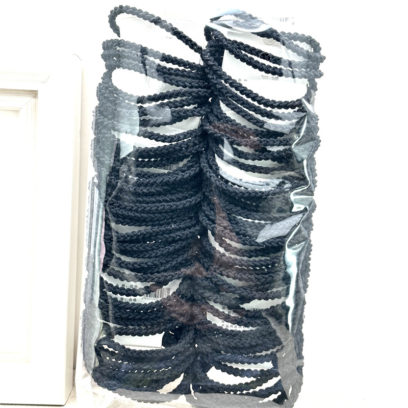 Cuerpo de leopardo coreano accesorios para el cabello asequibles 5 tarjetas cuerdas de cabello cuatro en uno de alta elasticidad correa de cola de caballo alta cuerda de cabeza