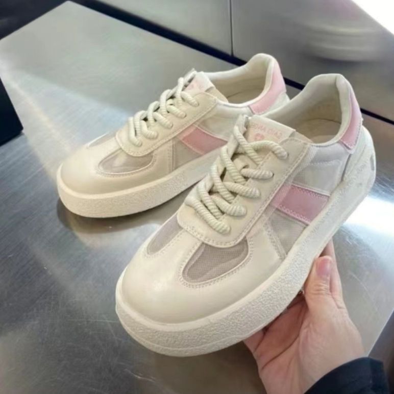 Niche Zhong coreano red transpirable de alto valor facial versátil verano 2024 nuevo pequeño zapato blanco zapatos deportivos casuales skate para niños