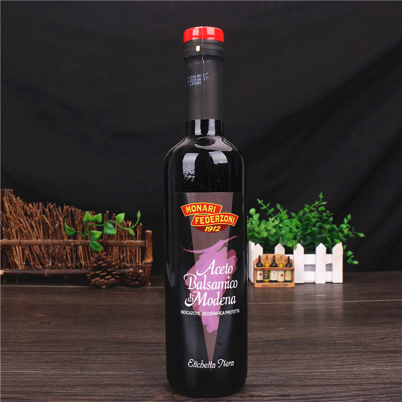 Moneri Italy imported Modena black vinegar 500ml balsamic vinegar wine brewed salad edible